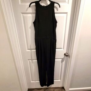 Mossimo Pantsuit Women's Black Sleeveless Size Medium‎ One Piece Jumper